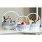 Vintiquewise White Round Willow Gift Basket, with Blue and White Gingham Liner and Handles, Set of 3 QI004550BL.3 - alternate 6